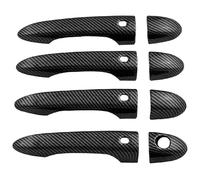 Adesivi Per Maniglie Portiere Per Ghibli Per Quattroporte Per Levante Maniglia Esterna Della Portiera Con Foro Singolo Copertura Protettiva Accessori Protezione(Carbon Fiber Pattern)
