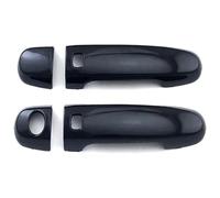 Adesivi Per Maniglie Portiere Per Voltz E130 2002-2004 Maniglia Porta Doppia Intelligente A Foro Singolo Rivestimento Esterno Protezione Antigraffio(2 Doors Bright Black)
