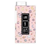 Adesivi per Microinfusore Ypsopump, Stickers Decorativi per Personalizzare il Microinfusore, Pellicole Adesive per Pompa Insulina (Unicorni rosa)