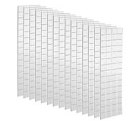 Adesivi per mosaico 15 fogli 1800 pz 10x10mm specchietti, argento