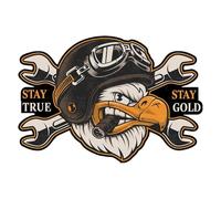 Adesivi Per Motociclisti Eagle - Adesivi Per Casco Per Moto | Adesivo Per Corpi Di Auto Per Auto A Bumper Bumper Aquila | Protezione Solare Decal Di Veicoli Resistenti All'acqua, Decalcomanie Creative