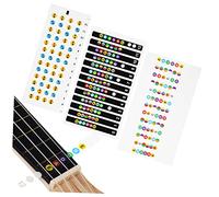 Adesivi per Note di Ukulele e Chitarra 3 Pezzi in Carta