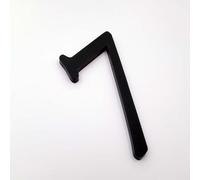 Adesivi Per Numeri Civici Autoaderenti 2/3/4 Pollici, Numero Di Porta Moderno In Acrilico, Insegna Nera Per Indirizzo Su Cassetta Postale, Per Ufficio, Appartamento, Stanza, Hotel(7,4In)