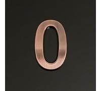 Adesivi Per Numeri Civici Autoadesivi Da 1,4/2/3/4 Pollici, Numero Porta Moderno In ABS, Segno indirizzo Della Cassetta Postale In Bronzo, Per Hotel, Appartamento, Ufficio, Caffè(0,4In)