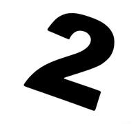 Adesivi per numero civico in vinile di alta qualità, per cassette postali e porte, trasparenti, per indirizzi, resistenti alle intemperie, resistenti ai raggi UV, cifre da zero a nove facili da