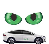 Adesivi per Occhi Riflettenti per Auto: Prudenza di Sicurezza 3D | Pacchetto di Adesivi Divertenti E Impermeabili per La Decorazione Esterna di Finestre, Porte