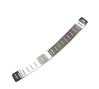 Adesivi Per Opel Per Mokka X Protezione Paraurti Posteriore In Acciaio Inox Battitacco(Argento)