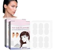 Adesivi per Orecchie Da Elfo, 60 Pezzi, Trasparenti E Indolori, Correzione Postura Orecchie, Supporto Silicone Cosmetico per Viso a V, SollEVA I Lobi, Per Creare Contorni Naturali