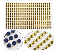 Adesivi per palpebre Adesivi for unghie adesivi ombretto Fai da te Beauty Body Brow Makeup Face Jewels Diamond Decoro Decorazione 3D Diamond Face Tattoo Adesivi per palpebre cadenti(Light Yellow)