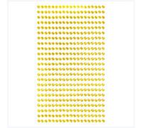 Adesivi per palpebre Autoadesivo del diamante del tatuaggio del tatuaggio del tatuaggio acrilico 4mm Autoadesivo degli occhi del trucco del viso Gioielli del trucco Corpo 'arte di cristallo Fai da te