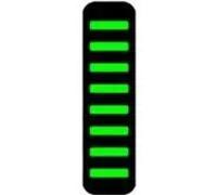 Adesivo proguard rrp max protection nero verde fluorescente
