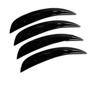 Adesivi Per Passaruota, Profili Laterali Per Auto, Strisce Antigraffio Universali Curve, Set Da 4 Pezzi(Black 4pcs)