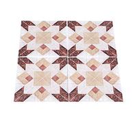 Adesivi per pavimenti, 10pcs adesivi per pavimenti in PVC autoadesivi adesivi per pavimenti 3D decalcomanie per la casa 12cm * 12cm(# 1)