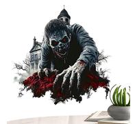 Adesivi per pavimenti zombie - Adesivo da parete 3D Halloween Horror Hand | Decorazione per la casa per interni ed esterni | Adesivo per pavimento per bagno, soggiorno, studio, auto, decorazione per