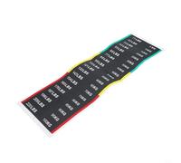 Adesivi per pesi da palestra per manubri, bilancieri e corde di tensione con numeri trasparenti da 5 kg a 100 kg