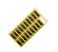 Adesivi per pesi per attrezzature da palestra, adesivi numerici in materiale PP con marcatori digitali trasparenti, etichette fitness facili da rimuovere per blocchi di peso, compatibili con manubri