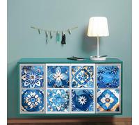 Adesivi Per Piastrelle Cucina Blu Bianco Decorazione Mura Pvc Impermeabili Spogliabile E Incollabile Adesive Piastrelle Per Cucina Bagno Tavolo Scale Decorazione