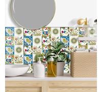 Adesivi Per Piastrelle Cucina Coniglio Blu Decorazione Mura Pvc Impermeabili Spogliabile E Incollabile Adesive Piastrelle Per Cucina Bagno Tavolo Scale Decorazione
