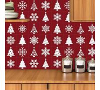 Adesivi Per Piastrelle Cucina Fiocchio Di Neve Bianco Decorazione Mura Pvc Impermeabili Spogliabile E Incollabile Adesive Piastrelle Per Cucina Bagno Tavolo Scale Decorazione