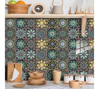 Adesivi Per Piastrelle Cucina Giallo Verde Decorazione Mura Pvc Impermeabili Spogliabile E Incollabile Adesive Piastrelle Per Cucina Bagno Tavolo Scale Decorazione