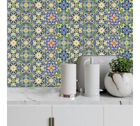 Adesivi Per Piastrelle Cucina Giallo Viola Decorazione Mura Pvc Impermeabili Spogliabile E Incollabile Adesive Piastrelle Per Cucina Bagno Tavolo Scale Decorazione