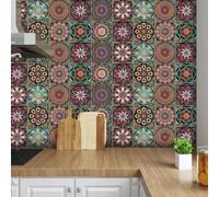 Adesivi Per Piastrelle Cucina Mandala Rosa Decorazione Mura Pvc Impermeabili Spogliabile E Incollabile Adesive Piastrelle Per Cucina Bagno Tavolo Scale Decorazione