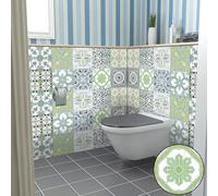 Adesivi per piastrelle squisiti, piastrelle vintage verde menta, piastrelle autoadesive in vinile, piastrelle da parete autoadesive, adesivi per piastrelle antiolio per cucina, adesivi per piastrelle