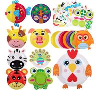 Adesivi Per Piatti Di Carta Set Kit Artigianali Bambini Lavoretti Con