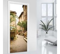 Adesivi per porta - Ruelle Village 3617682253869 - Adesivo opaco, larghezza 63 x altezza 205 cm