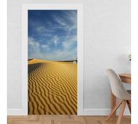 Adesivi per Porte Bambù Adesivi per Porte Interne Autoadesivo Farfalla Adesivo Porta Fotomurali Autoadesiva Poster Murale per Soggiorno Camera da letto Decorazione 77 x 200 cm G835