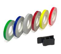 Adesivi per profili ruota LighTech bianco fluo