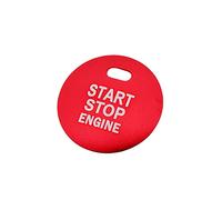 Adesivi per pulsanti auto 1 Pcs Car Engine Start Stop Button Cover Ring Blue Tappo In Alluminio Adesivo Trim Compatibile Con Mazda 2 2015 2016 2017 2018