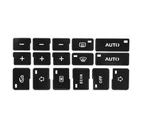 Adesivi per pulsanti auto Auto Aria Condizionata A/C Pulsante Di Controllo Del Clima Riparazione Adesivi Decalcomanie Styling Decori Compatibile Con Per A4 B6 B7 2000 2001 2002 2003 2004
