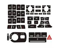 adesivi per pulsanti auto Compatibile Con A3 Per 8P 2004 2005 2006 2007 2008 1 Set Di Adesivi Autoadesivi Per Interruttore A Manopola Del Pannello Di Controllo Dell'auto