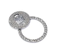 Adesivi per pulsanti auto Coperchio Interno 2,95 Cm 1,16 Pollici Anello Esterno 3,88 Cm 1,53 Pollici Coperchio Pulsante Avviamento Motore Dell'auto Avvio Con Un Pulsante Anello Adesivo Decorativo