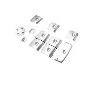 Adesivi per pulsanti autoradio Compatibile Con Serie-7 Per X3 Per X4 Per X5 Per X6 La. Interruttore Del Pulsante Di Sollevamento Del Finestrino Dell'auto, Adesivo Interno.