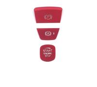 adesivi per pulsanti interni Compatibile Con Volvo Per XC60 XC90 S60 S90 Accessori Auto In Lega Di Alluminio Start Stop Motore Pulsante Manopola Copertura Adesivo Freno A Mano Interno(Color 3)
