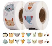Adesivi Per Ricompensa Animali 1000 Pezzi Etichette Adesivi Animali Rotondi Adesivo Ricompensa Animale Adesivi Rotondi Animale Ricompensa Carini e Divertenti, per Bambini, Regali per Feste, Regali (1)