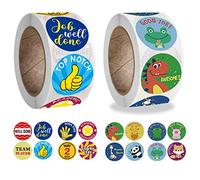 Adesivi Per Ricompensa Animali, 1000 Pz Sticker Motivazionali, Adesivi Ricompensa, Etichette Adesive Animali Motivazionali, Adesivi Premio Bambini, Sticker Motivazionali per Genitori Insegnanti