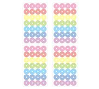 Adesivi Per Rinforzo Dei Buchi - Rinforzi Adesivi Rotondi,Protettori Autoadesivi per i Fori della Carta - Per Punzonatura Quaderni Disegno Tecnico Codifica Appunti Sciolti Posto Di Lavoro