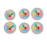 Adesivi per ruota dei sentimenti, adesivi per emozioni | Adesivi per diagramma delle emozioni | Adesivi per diagramma delle emozioni per auto, assistenti sociali,