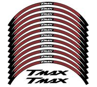 Adesivi per ruote Per Y&amaha Per TMAX500 Per TMAX530 Per TMAX560 Adesivi Per Ruote Moto Accessori Riflettenti(Style 3)