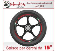 Adesivi per ruote - Strisce per cerchioni da 15" tutti i cerchi- Cod.001347