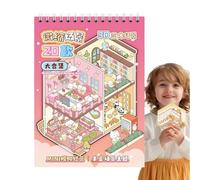 Adesivi per scene e decalcomanie, set di adesivi per scene e , adorabili da viaggio, creative creative, forniture per la scuola di Classroom Journaling Scrapbooking, 7,48 x 5,31 pollici