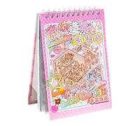 Adesivi per scene in miniatura | 3D Goodie Bags Stuffer | Cartoon and Waterproof Stickers, Miniature Simulated Cabin Scene Rich Patterns for Adults Teens for All Places