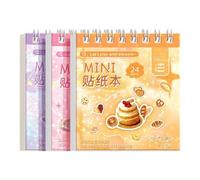 Adesivi per scrapbooking, adesivi per diario dei cartoni animati, decalcomanie decorative fatte a mano, grafiche adesive portatili, ideali per diario, manuale e conto, 9 x 8 cm