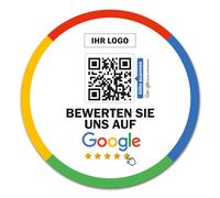 Adesivi Per Social Media Con Codice QR Personalizzati Per Aziende - GOOGLE 04