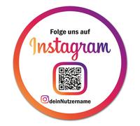 Adesivi Per Social Media Con Codice QR Personalizzati Per Aziende - Instagram 05