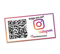 Adesivi Per Social Media Con Codice QR Personalizzati Per Aziende - Instagram 05