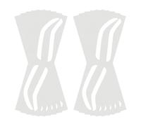 Adesivi per sopracciglia aerografo, nastro per stencil per sopracciglia aerografo - Adesivi per mappatura delle sopracciglia,10 coppie shaper tintura per sopracciglia, pellicola di protezione del sopr